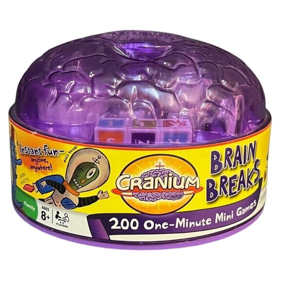 Cranium Brain Breaks by Hasbro – 200 Mini Games- New Open Box! - Picture 1 of 8